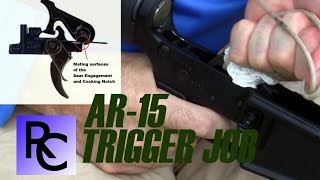 Paracord AR15 Trigger Job [upl. by Anitnamaid777]