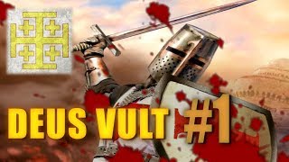 DEUS VULT  Medieval 2 Crusades  Kingdom of Jerusalem 1 [upl. by Irby660]