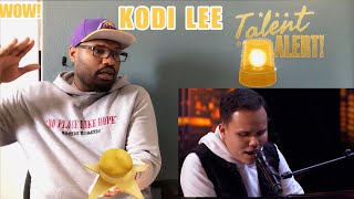 KODI LEE “AMERICA’S GOT TALENT” GOLDEN BUZZER  REACTION [upl. by Key]