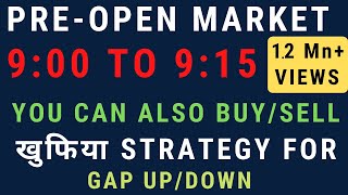 What is Pre Opening Session in Stock Market  How to trade in Pre Open Market [upl. by Noach354]