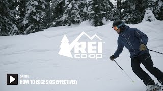 Advanced Ski Carving How to Edge Skis Effectively [upl. by Yzus]