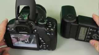 How to Use Canon Off Camera Wireless TTL Flash System [upl. by Aeniah]