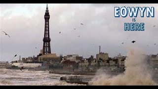 Storm Eowyn Hits Blackpool Update 1 LATEST [upl. by Lovel812]