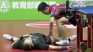 The Funniest Table Tennis Match in HISTORY [upl. by Leis]