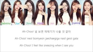 Lovelyz 러블리즈 AhChoo Lyrics [upl. by Jaban184]