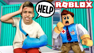 Ferran Ends up in The HOSPITAL in Roblox Brookhaven  Royalty Gaming [upl. by Eibbob]