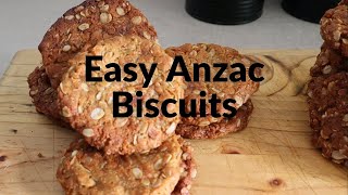 Easy Anzac Biscuits [upl. by Callum]