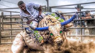 10 Most Dangerous Bulls of Rodeo History [upl. by Trubow]