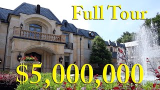 5 MILLION Luxury Mansion  Full Tour  Plano TX near Dallas [upl. by Acinoed]