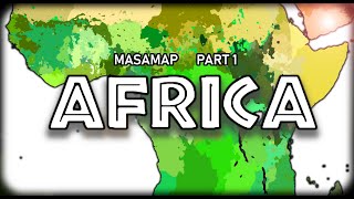 Masamans 2021 EthnoRacial Map of the World Part 1 Africa [upl. by Theis866]