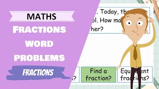 Maths  Fractions Word Problems Primary School Maths Lesson [upl. by Ennaeilsel]