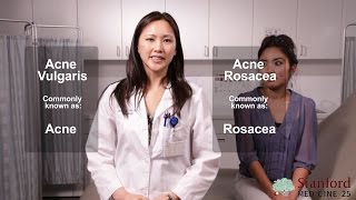 Diagnosing Acne vs Rosacea Stanford Medicine 25 [upl. by Macintyre]