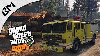 GTA 5  Firefighter Mod 10  LSFD  Intervention Feu [upl. by Oremo]