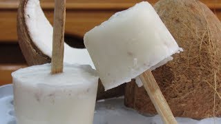 Paletas heladas de coco Natural  Con intenso sabor [upl. by Sucramel]