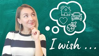 I wish  If only – Expressing wishes and regrets with MOVIE examples [upl. by Nolie]