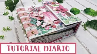 💚Tutorial Scrapbooking Cómo hacer un diario creativo💚Kora Projects💚 [upl. by Lizbeth]