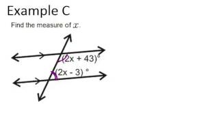 Same Side Interior Angles Examples Geometry Concepts [upl. by Aicitan221]