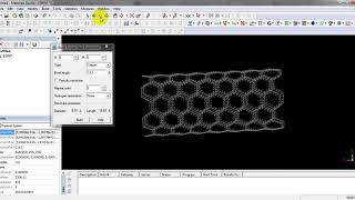 build single walled carbon nanotubes quot SWNT quot in material studio package [upl. by Obe]