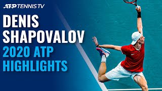 Denis Shapovalov 2020 ATP Highlight Reel [upl. by Fredrick]