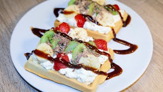 Delicious WAFFLES  quick recipe [upl. by Yenreit]