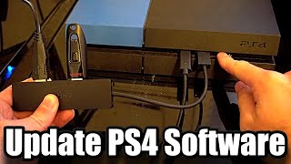 How to UPDATE PS4 SYSTEM SOFTWARE using a USB Flash Drive Best Method [upl. by Ahsitra]