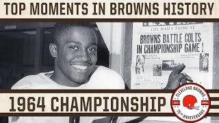 Top 10 Moments Browns win 1964 NFL Championship Game 270 against the Baltimore Colts [upl. by Manchester104]