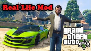 GTA 5 Real Life Mod 30  GOING BACK TO SCHOOL GTA 5 Mods Gameplay [upl. by Yesdnyl]