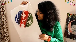 HOW TO DO WAX BATIK ART ON CLOTH  BATIK PAINTING TUTORIAL [upl. by Dnalel]