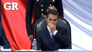 Las caras de EPN en la investidura [upl. by Navaj]