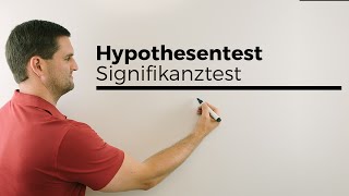 Hypothesentest Signifikanztest Ablehnungsbereich mit TR bestimmen  Mathe by Daniel Jungn M [upl. by Alitta]