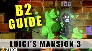 Luigis Mansion 3 B2 walkthrough  100 B2 Boilerworks guide including how to smash the brick wall [upl. by Zrike352]