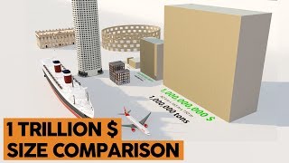 How BIG Is One Trillion Dollars [upl. by Odarnoc]