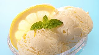 Helado de Limón fácil y delicioso  3 Ingredientes y SIN máquina heladera [upl. by Auqinot]