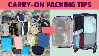 How To Pack A CarryOn Suitcase For A TwoWeek Trip [upl. by Ebert]