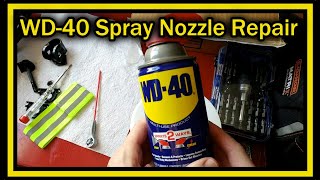 WD40 Spray Nozzle Repair  How To Put The Nozzle Back In Its Original Place After It Slipped Out [upl. by Henrion902]