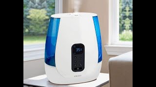 HoMedics Total Comfort Ultrasonic Humidifier Costco  HOW TO Unbox and Set up [upl. by Ebba827]