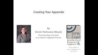 How to Create and Format an Appendix [upl. by Oitaroh]