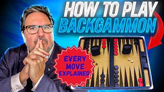 Every Move Fully Explained  How To Play Backgammon [upl. by Jacquetta]