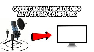 Come collegare il microfono al pc [upl. by Nylitak]