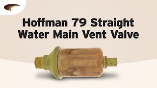 Hoffman 79 Straight Water Main Vent Valve [upl. by Irrej755]