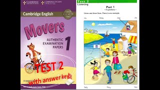 MOVERS AUTHENTIC 1 TEST 2 LISTENING AND WRITING [upl. by Oler]