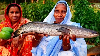 Bengali Famous AAM SHOL Recipe Prepared by Grandmother  Village Cooking Channel [upl. by Yerggoeg429]