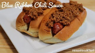 Blue Ribbon Chili Dog Sauce Recipe [upl. by Anerok]