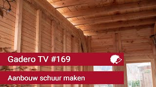 169 Aanbouw schuur maken [upl. by Litton839]