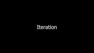 Iteration [upl. by Revolc]