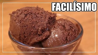 HELADO de CHOCOLATE Súper Fácil [upl. by Varien]