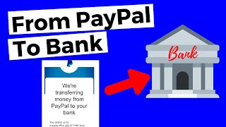 How To Transfer Money From PayPal To Bank Account Actual Withdrawal [upl. by Yzus]