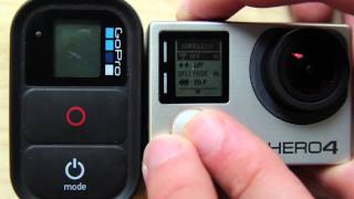 How To Connect Your GoPro 4 With A Wifi Remote  Tutorial [upl. by Hsenid]