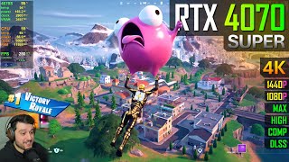 RTX 4070 SUPER  Fortnite Chapter 5 [upl. by Renate]