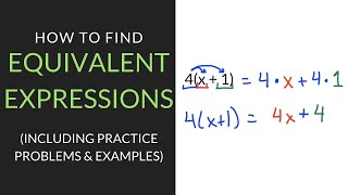 Equivalent Expressions  6th Grade  Mathcationcom [upl. by Richlad168]